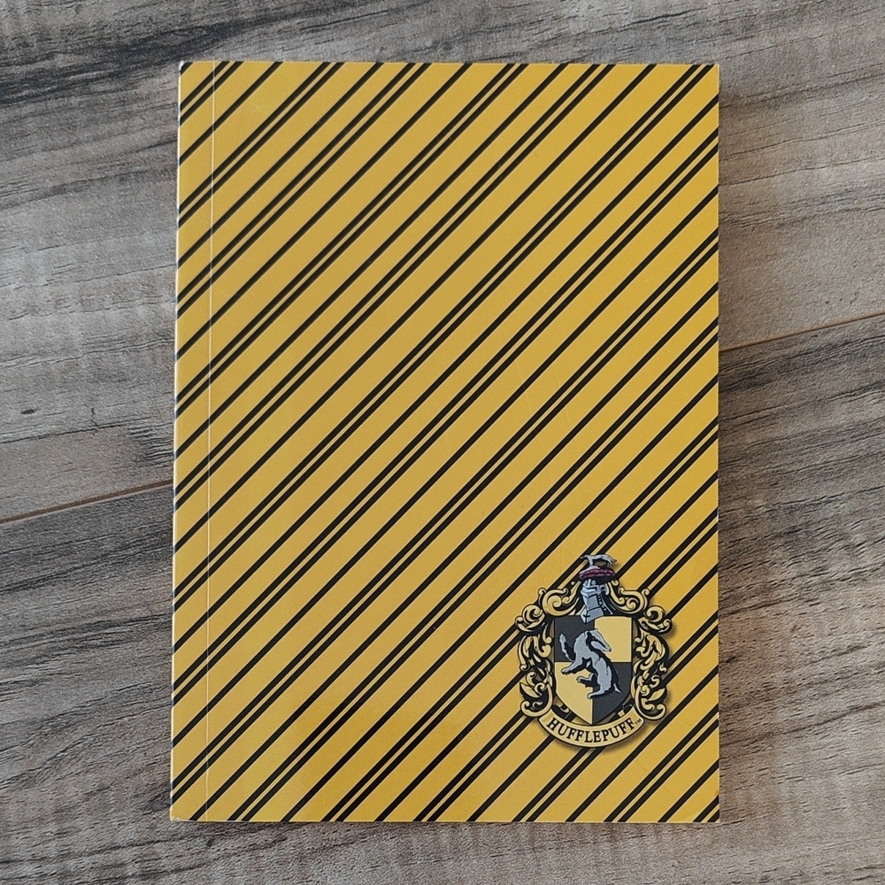 NWOT Hufflepuff Striped Notebook
